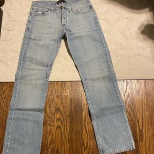 Prada mens straight leg denim jeans